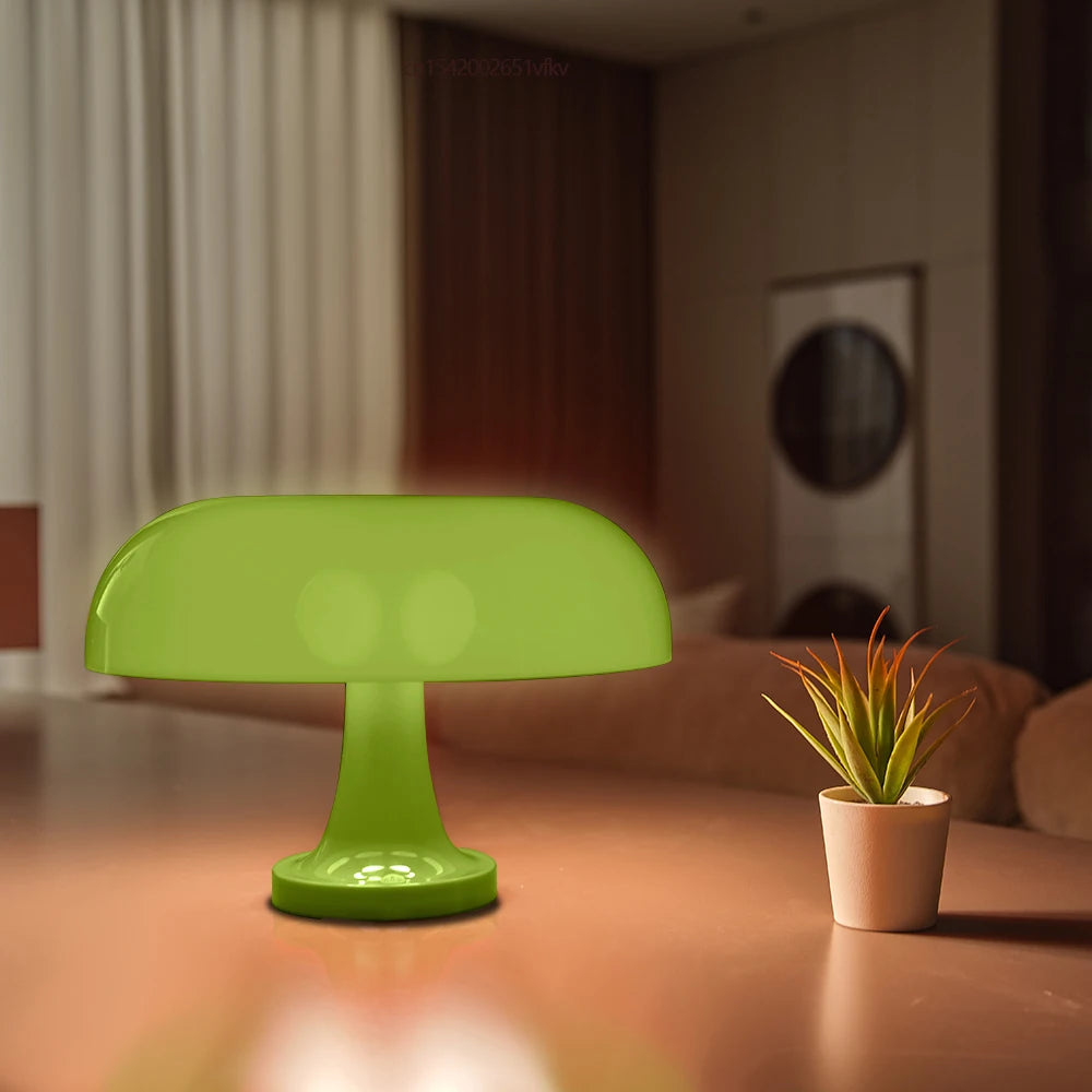Mushroom Table Lamp Modern Bauhaus Design Table Lamp 3 Light Modes Unlimited Dimming Hotel Bedroom Atmosphere Light