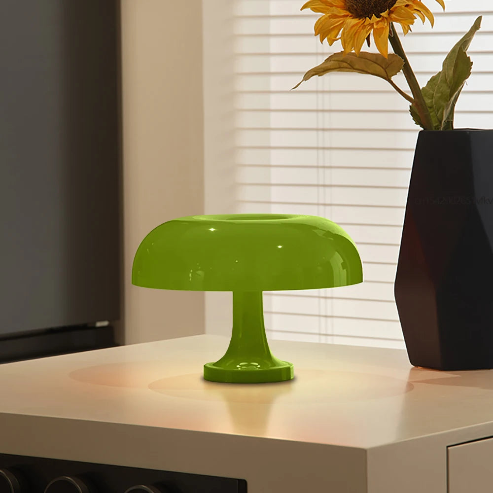 Mushroom Table Lamp Modern Bauhaus Design Table Lamp 3 Light Modes Unlimited Dimming Hotel Bedroom Atmosphere Light
