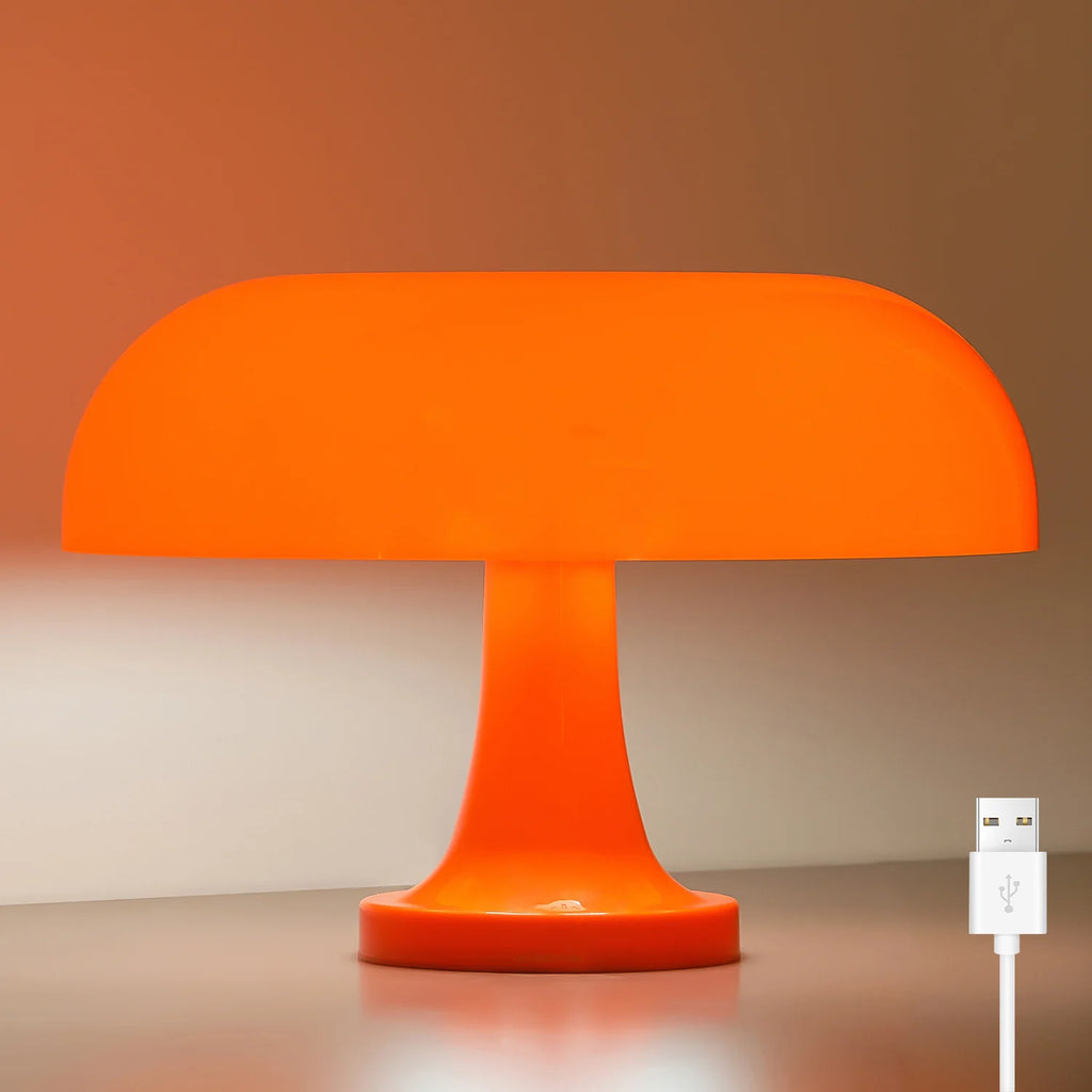 Mushroom Table Lamp Modern Bauhaus Design Table Lamp 3 Light Modes Unlimited Dimming Hotel Bedroom Atmosphere Light