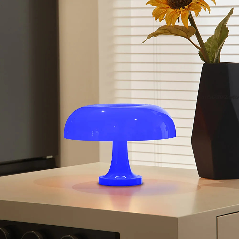 Mushroom Table Lamp Modern Bauhaus Design Table Lamp 3 Light Modes Unlimited Dimming Hotel Bedroom Atmosphere Light