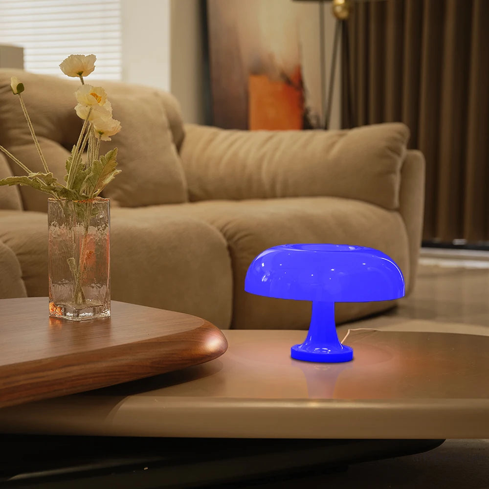 Mushroom Table Lamp Modern Bauhaus Design Table Lamp 3 Light Modes Unlimited Dimming Hotel Bedroom Atmosphere Light