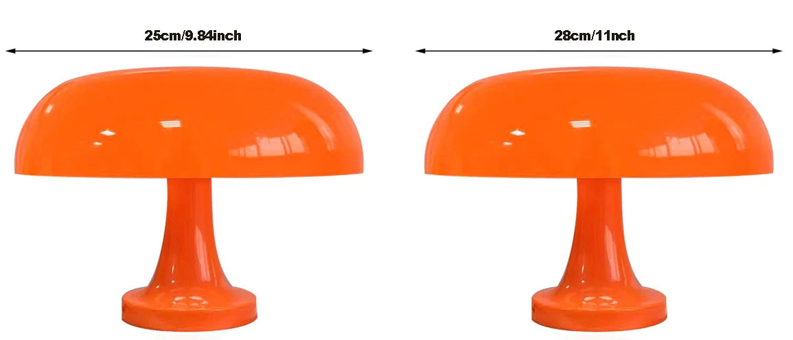 Mushroom Table Lamp Modern Bauhaus Design Table Lamp 3 Light Modes Unlimited Dimming Hotel Bedroom Atmosphere Light